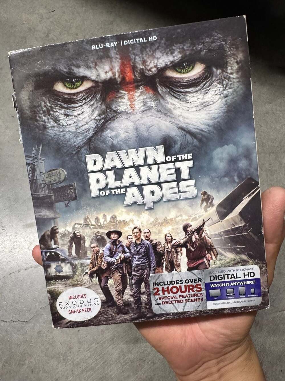 Dawn of the Planet of the Apes Blu-ray Digital HD